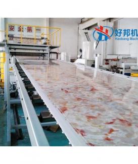 PVC UV MARBLE SHEET EXTRUSION MACHINE