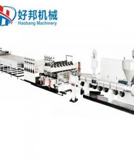 PP PC hollow sheet processing machine plant