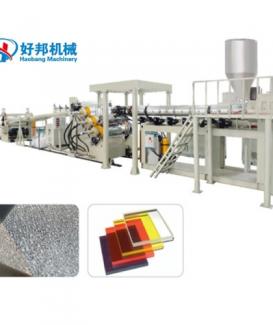 PC PMMA ABS sheet extrusion production machine