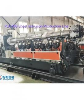 PLA biodegradable sheet machines